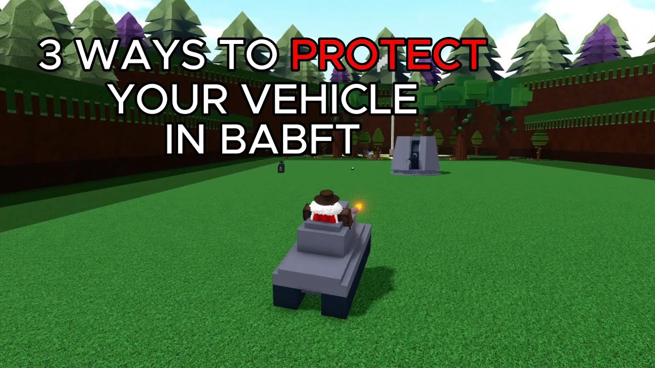 An in-game vehicle build driving across the building plot in Build A Boat For Treasure